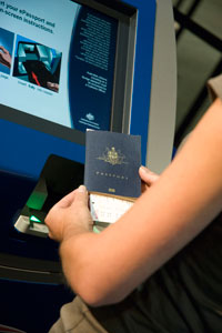 SmartGate in Australian airports The SmartGate is in place at seven Australian airports, as well as Auckland Airport departures, and can be used by Australian and New Zealand e-Passport holders aged 18 or over.