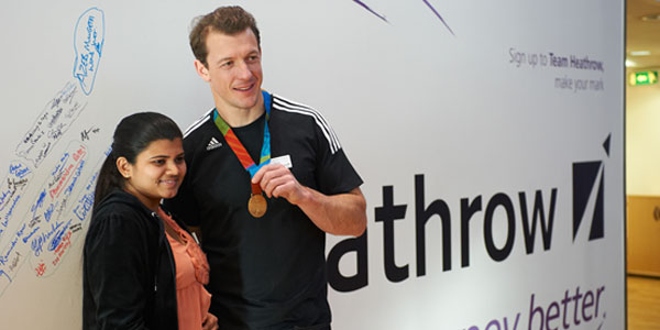 Steve Williams, double Olympic gold medallist, recently attended one of the volunteer selection events. Steve Williams, double Olympic gold medallist, recently attended one of the volunteer selection events.