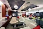 Virgin Atlantic’s new Clubhouse Lounge at Newark Liberty Airport.