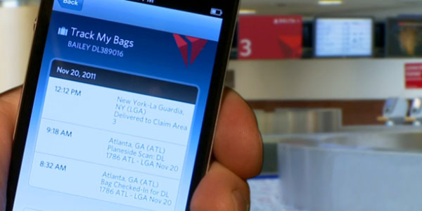 Can Delta flights be tracked online?