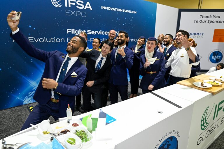 Inflight catering and onboard hospitality exhibition display