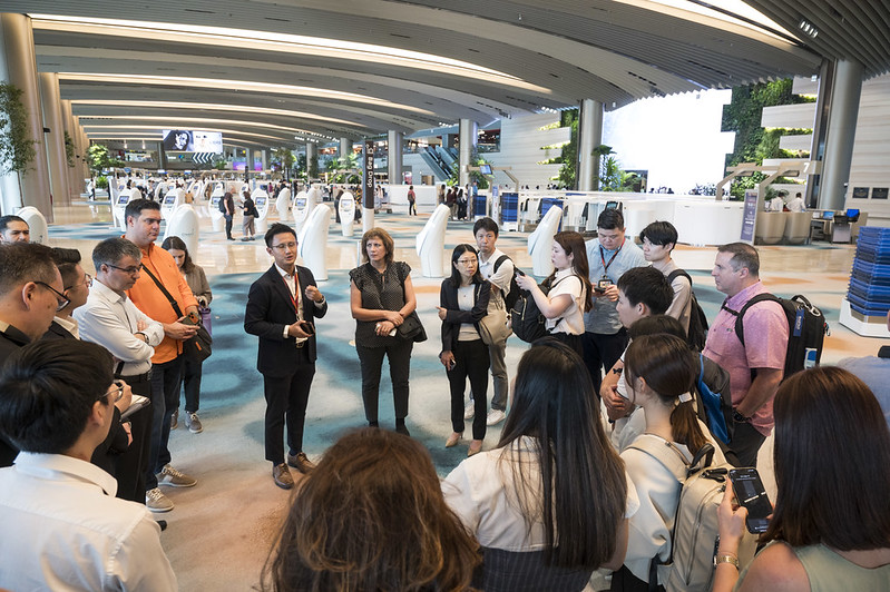 Guided tour of Terminal X Changi Airport innovation hub