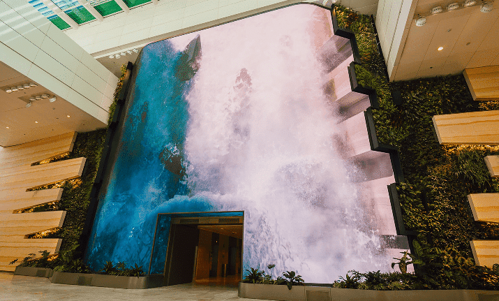 Changi Airport Terminal X innovation center branding and facility