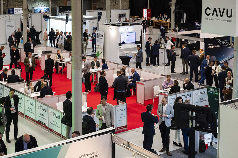 Exhibition floor at APEX FTE EMEA and Ancillary & Retailing
