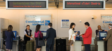 A kiosk that performs the same role as an agent during the bag drop process could be introduced.