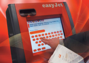Internet check-in is key to the easyJet strategy. 98% of the airline’s passengers book online. easyJet is trying to make it as easy as possible to check-in online, with the ultimate goal being 100% online check-in.