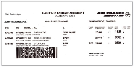 All airlines must be Bar Coded Boarding Pass (BCBP) capable by the end of 2008, and by the end of 2010 all boarding passes must be BCBP.