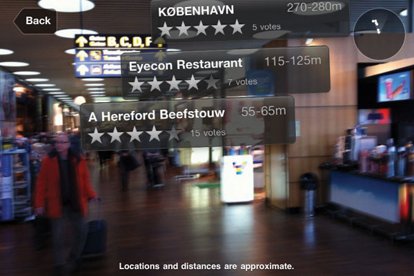 The new CPH app includes an augmented reality feature, which is designed to improve passenger wayfinding in the terminal buildings.