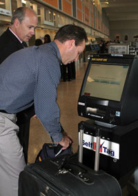 Austin-Bergstrom International Airport self-tagging