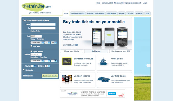 thetrainline.com is developing a service that will allow rail passengers to use mobile-based barcode tickets.