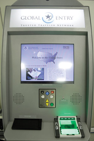 US Entry Kiosk US Entry Kiosk