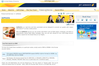 Jet Airways launches mobile ticketing