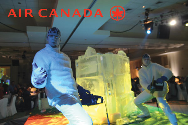 Air Canada will sponsor the Future Travel Experience 2011 Welcome Reception, which will include a performance by Fear No Ice, the world’s first and only performance ice sculpting company.
