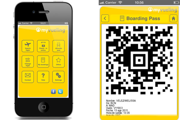 Vueling’s new app is currently available for iPhone and the airline is now working to adapt it so it can also be used with the Android operating system.