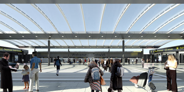 The improvements to the immigration halls are part of the ongoing £1 billion transformation of Gatwick Airport. 