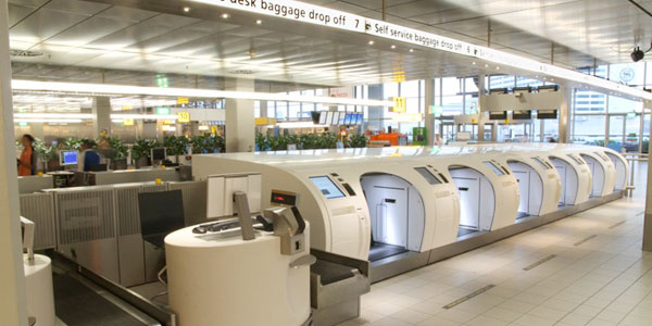New BagDrop units at Amsterdam Airport Schiphol