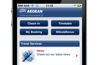 Aegean latest airline to launch mobile website and app