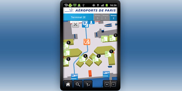 Can smartphone apps replace permanent airport signage, Indoor geolocation