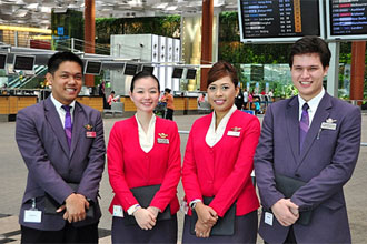 Airport customer service agents go mobile