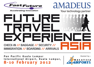 Fast Future Research, Amadeus and Future Travel Experience logos