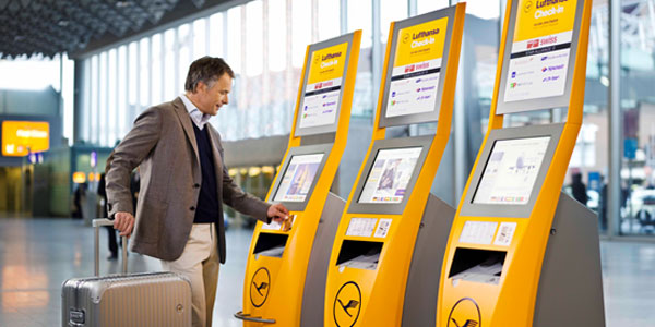 Lufthansa offers passengers three check-in options