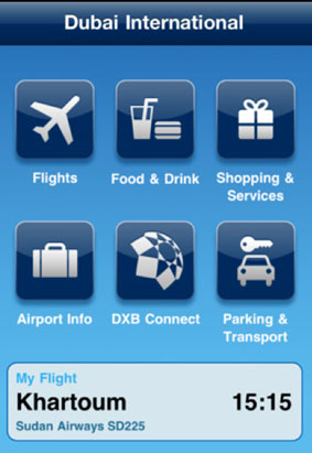 Dubai International Airports myDXB app