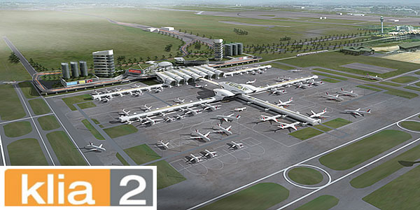 Aerial view of Kuala Lumpur International Airport