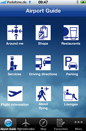 Frankfurt Airports mobile app