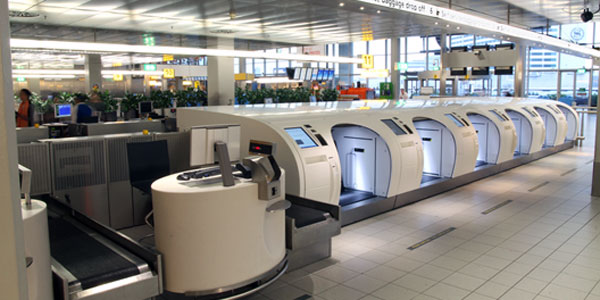 The BagDrop system has already been successfully implemented at Amsterdam Airport Schiphol. The BagDrop system has already been successfully implemented at Amsterdam Airport Schiphol.