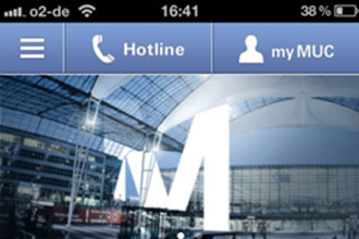 Munich Airport app offers automatic flight status updates