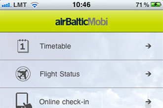 airBaltic passengers offered mobile check-in