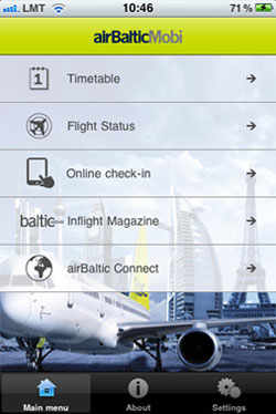 Air baltic check in Air baltic check in