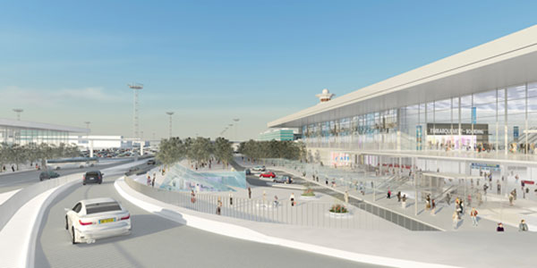 The Paris-Orly modernisation programme (exterior). The Paris-Orly modernisation programme (exterior).
