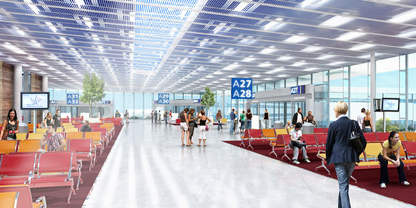The Paris-Orly modernisation programme (interior). The Paris-Orly modernisation programme (interior).