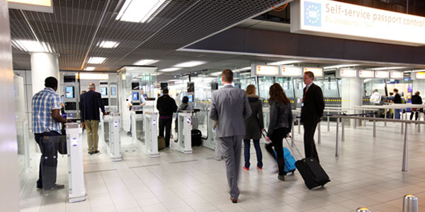 The automated border control e-gates were installed at Amsterdam Airport Schiphol in March 2012 and will have processed 1 million passengers by the end of the year.