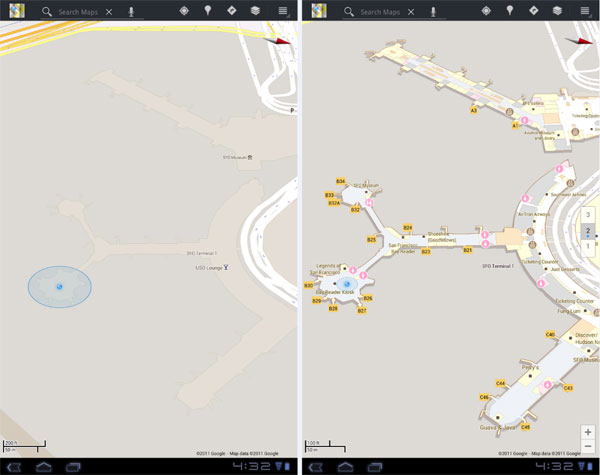 Google Indoor Maps - SFO Airport