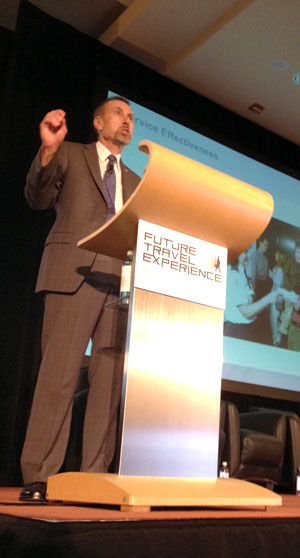 Angus Watt, CEO, Canadian Air Transport Security Authority, speaking at FTE 2012 in Vancouver.