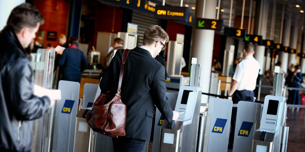 Copenhagen Airport has introduced automated boarding pass scanners.