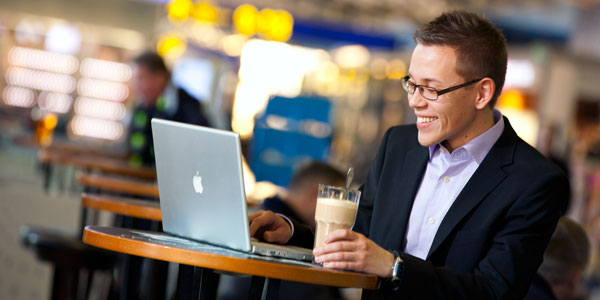The number of passengers using the free WiFi access at Helsinki Airport has increased massively over the last 12 months.