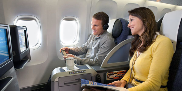 United now offers more flat-bed seats that any other US carrier.