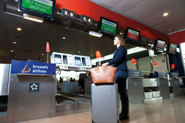 Brussels Airport and Brussels Airlines test self-service bag drop