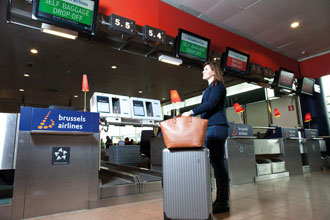Brussels Airport and Brussels Airlines test self-service bag drop