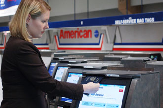 American Airlines installs self-service baggage drop at Miami International Airport