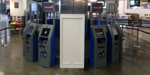 Melbourne Airport self-service technology
