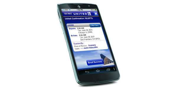 United Airlines' refreshed apps