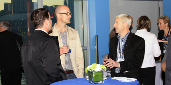 Networking with key industry figures