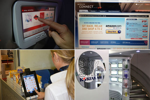 In-seat shopping, connected cabin crew, innovative marketing partnerships and onboard stores are some of innovative approaches airlines are using to encourage passenger spend in-flight. In-seat shopping, connected cabin crew, innovative marketing partnerships and onboard stores are some of innovative approaches airlines are using to encourage passenger spend in-flight.