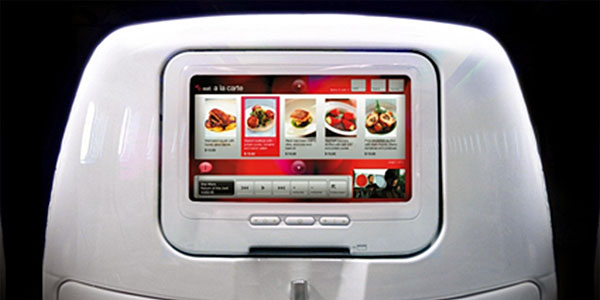 Virgin America's RED IFE system Virgin America's RED IFE system
