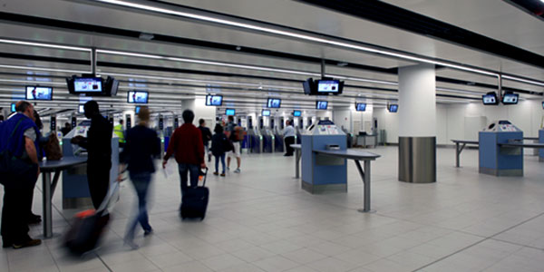 London Gatwick Airport’s security gates