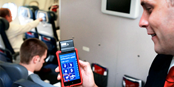 The handheld device was jointly developed by Delta Air Lines, AT&T, Microsoft and Avanade